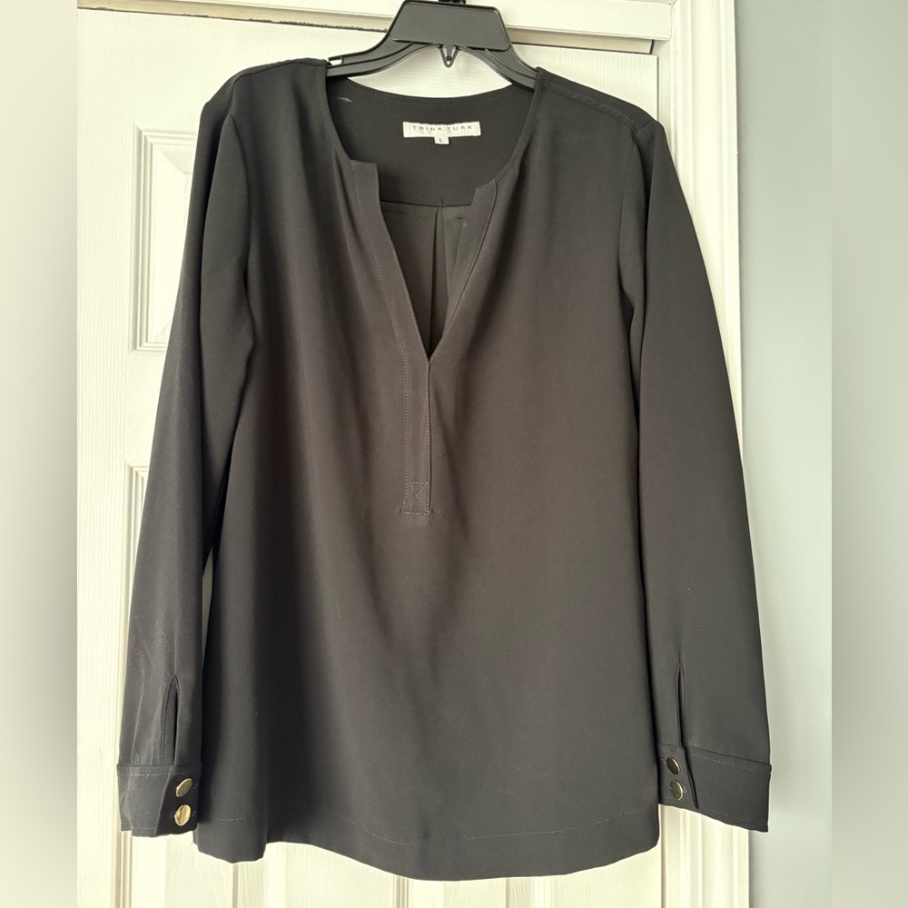 Trina Turk Elegant Black Women's Top